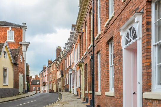 Typical Street in Shrewsbury Town