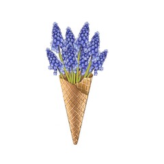 Purple Dessert on a hot day