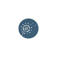 Dandelion flower logo