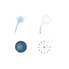 Dandelion flower logo