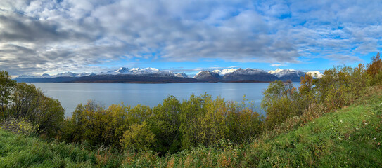 Fototapeta premium Am Lyngen Fjord, Nord Norwegen