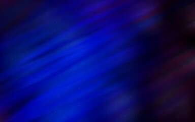 Fototapeta premium Dark BLUE vector layout with cosmic stars. Shining colored illustration with bright astronomical stars. Pattern for astronomy websites.