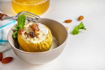 Delicious homemade oven baked apples