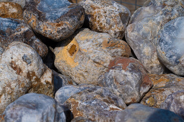 stones on the beach