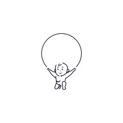 the baby logo is carrying