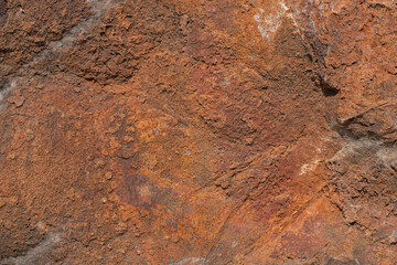 rusty iron and colored background