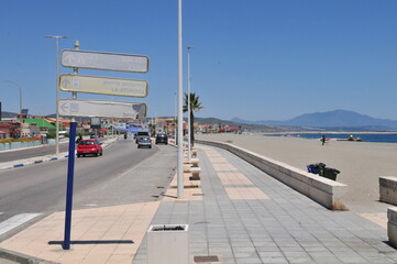La Linea, Cadiz, Gibraltar Straight, Barriada y Playa de La Atunara