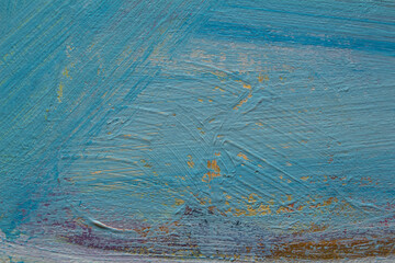 blue painted wood