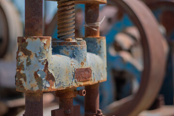 rusty old rusty metal lock