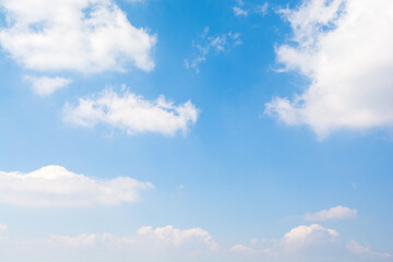 Blue sky background with cloud