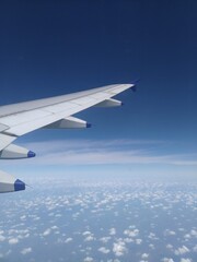 View from airplane window