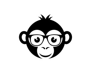 Geek monkey face