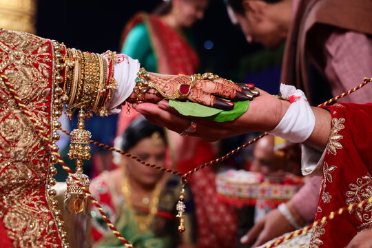 Indian traditional wear Hindu culture wedding celebration