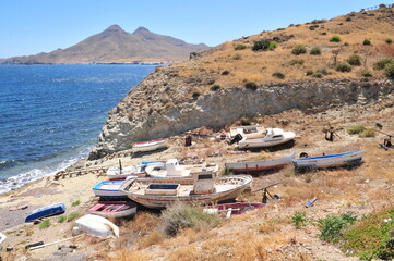La Isleta del Moro, Cabo de Gata, Almeria, Spain