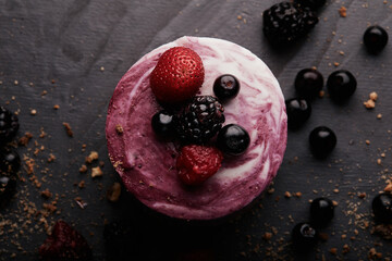 Cheesecake de frutos rojos