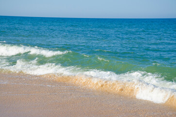 Fototapeta na wymiar Florida-Ocean Waves and Surf