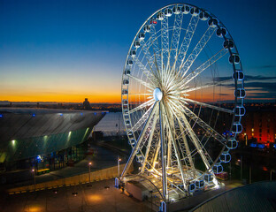 Big Wheel at Sunset