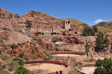 Abandoned goldmine, Rodalquilar, Cabo de Gata, Almeria, Spain 