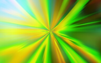 Obraz premium Light Green, Yellow vector blurred bright pattern. Creative illustration in halftone style with gradient. New way of your design.