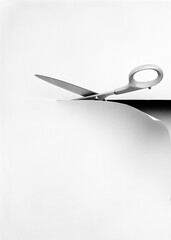 scissors cutting paper