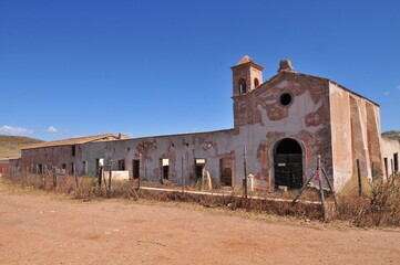 Cortijo de los Frailles, shooting location of Sergio Leone's "The Good, the Bad and the Ugly", and where Lorcas play "Bloodwedding" was set, Cabo de Gata, Almeria, Spain