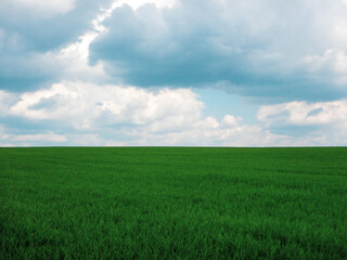 Ukraine, Dnipro region, Ivanivka village. Beautiful view.