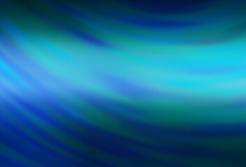 Dark BLUE vector layout with bent lines. Brand new colorful illustration in simple style. The best colorful design for your business.