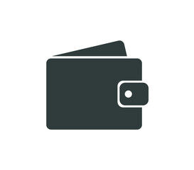 Wallet icon. Isolated wallet illustration.  