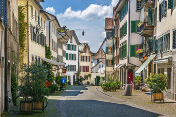 Street in Rapperswil, Switzerland