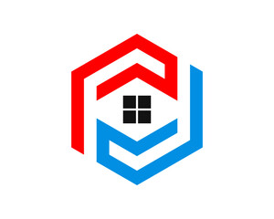 Home building project with triangle