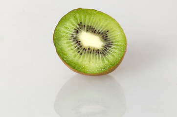 kiwi fruit on white background