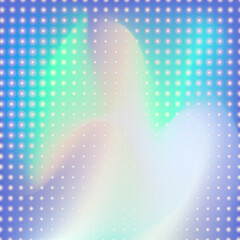 Abstract pure blurred with dots gradient background with light Vector illustration
