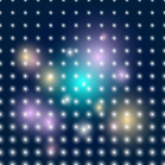 Abstract dark blue blurred with dots gradient background with light Vector illustration