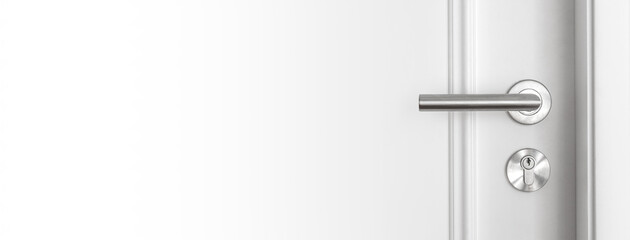 door with a door handle