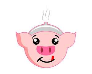 Food service with delicious pig