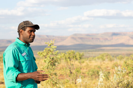 Tour guide in the Kimberley landscape