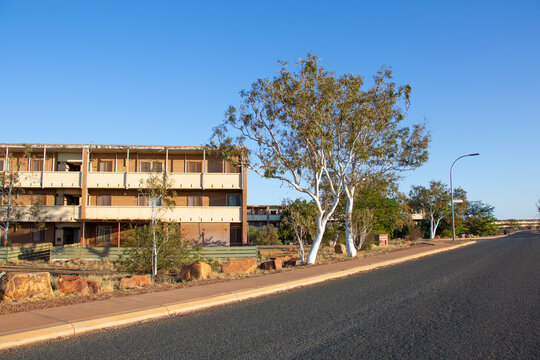 Run-down residential block of flats in the Pilbara