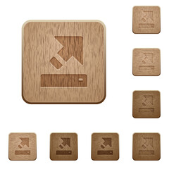 Export wooden buttons