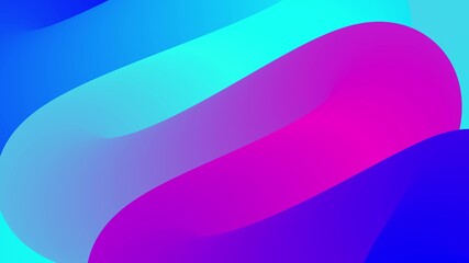 beautiful gradients with shades of blue purple along elegantly twisted line or pipe. Beautiful modern design background of liquid