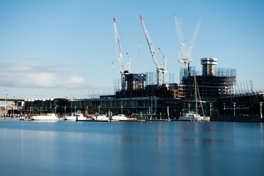 Construction of new Apartment Buildings, Docklands, Melbourne, Victoria