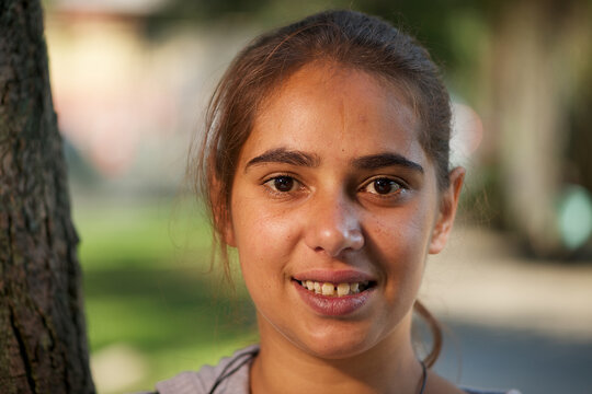 Young Indigenous Australian Woman Outdoors