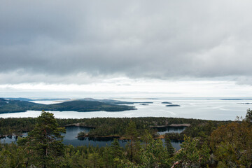 Fototapeta na wymiar The Skuleskogen National Park in Sweden