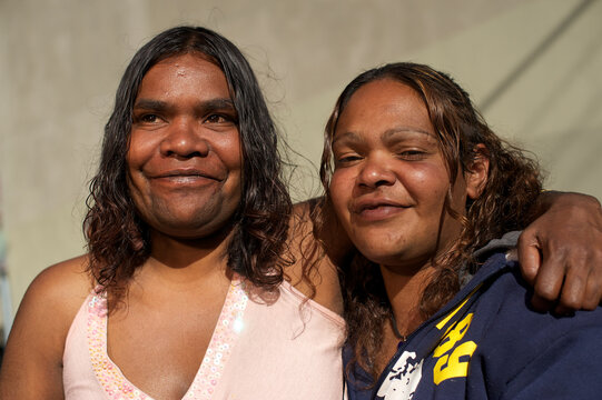 Two Young Indigenous Australian Women