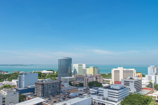 Darwin city and harbour views