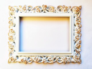 Photo frame in shabby chic style