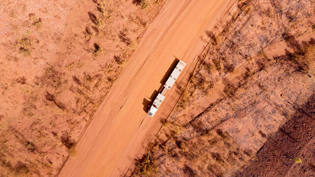 Drone images of remote area in Western Australia