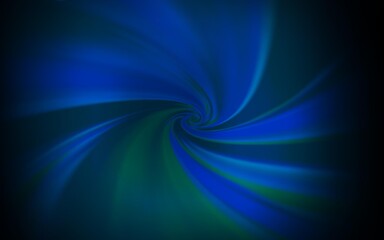 Dark BLUE vector glossy abstract backdrop. Abstract colorful illustration with gradient. New style design for your brand book.