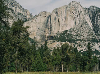 View of Upper and Lower Yosemite Falls