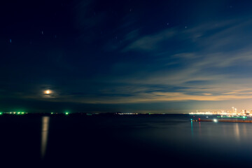 night view of the city 