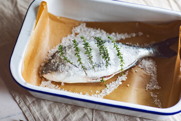 Salt-Baked Fish